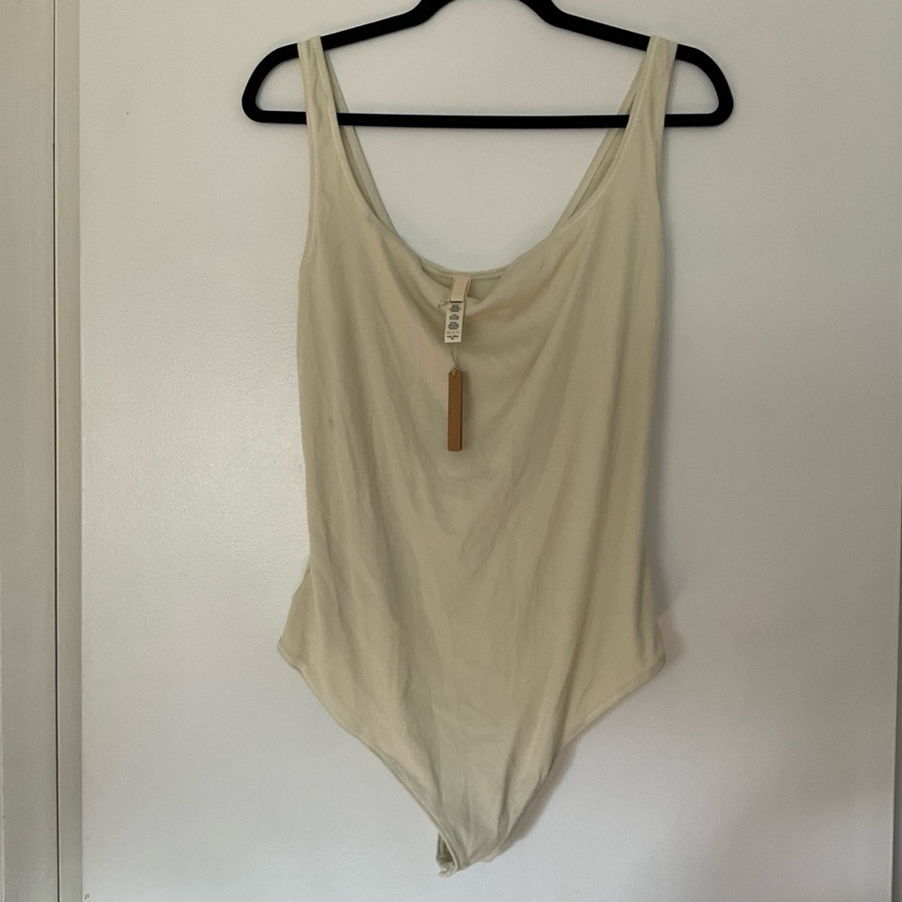 Skims thong ribbed bodysuit